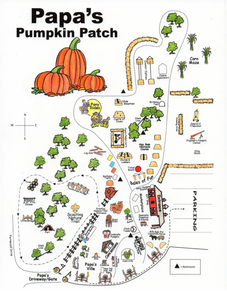 Papa's Pumpkin Patch 2013 Map