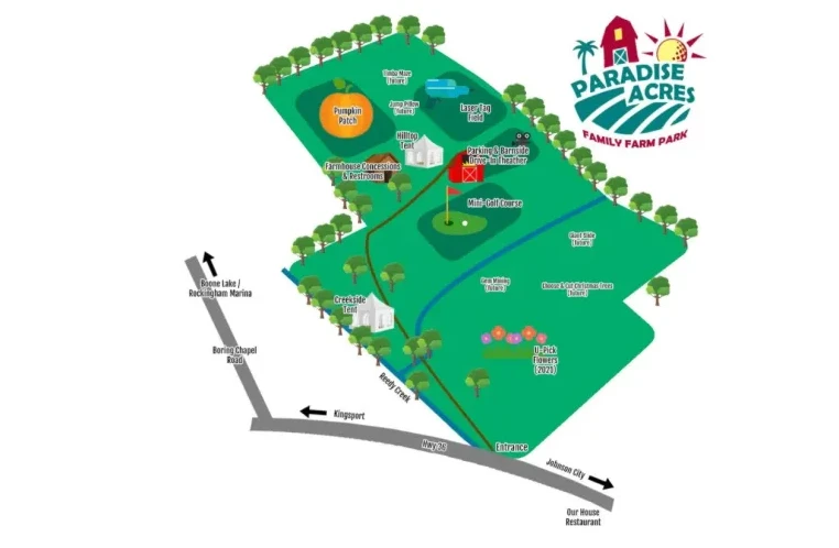 Paradise Acres Map 2021