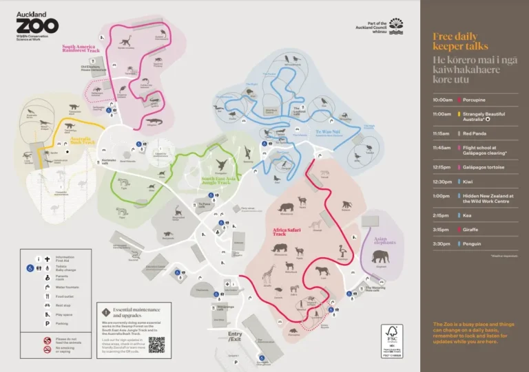 Africa Safari Track Map 2024