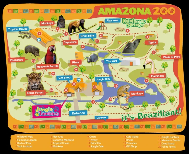 Amazona Zoo Map 2024