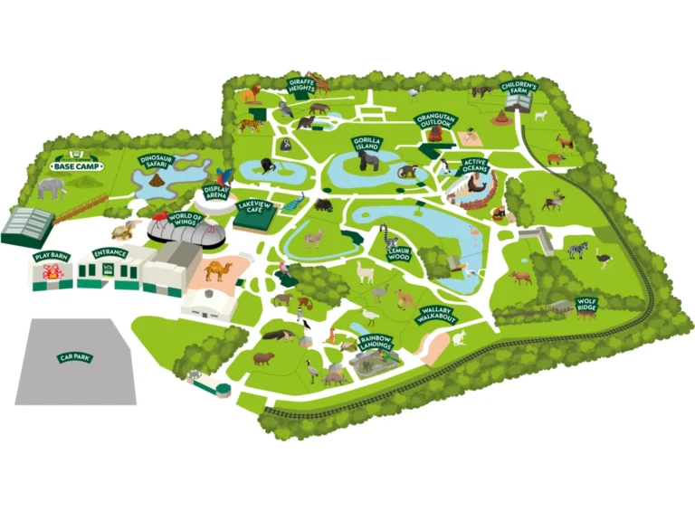 Blackpool Zoo Map 2024