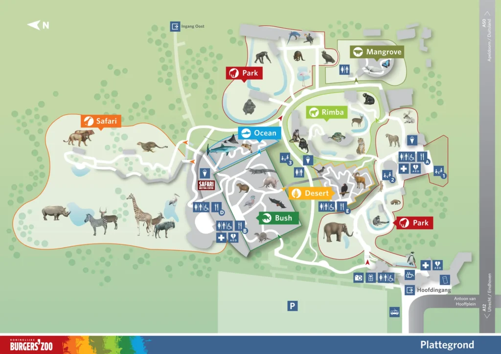 Burgers' Safari Map 2020