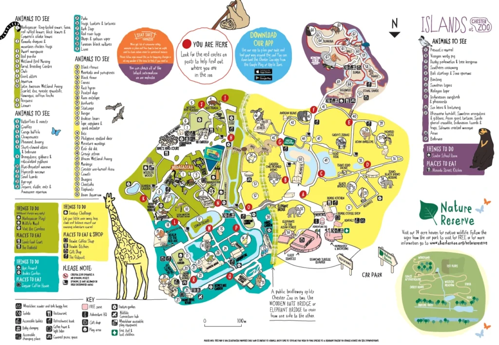 Chester Zoo Map 2021