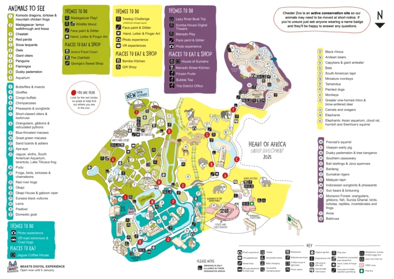 Chester Zoo Map 2024