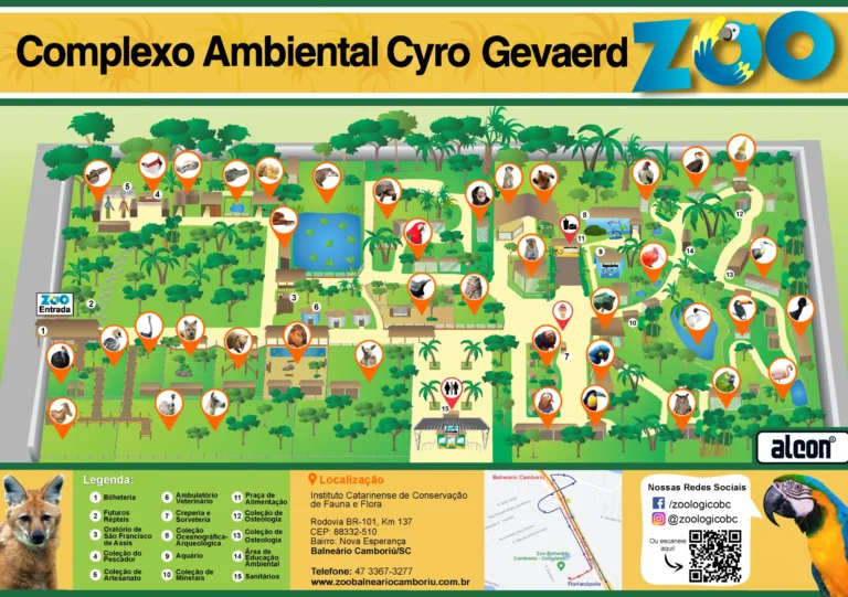 Complexo Ambiental Cyro Gevaerd Map 2024