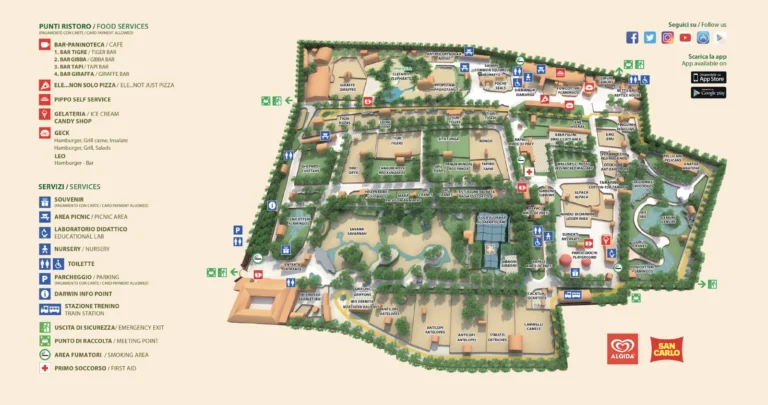 Faunistic Park Le Cornelle Map 2024