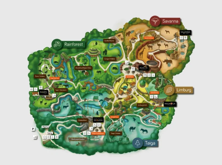 GaiaZOO Map 2024