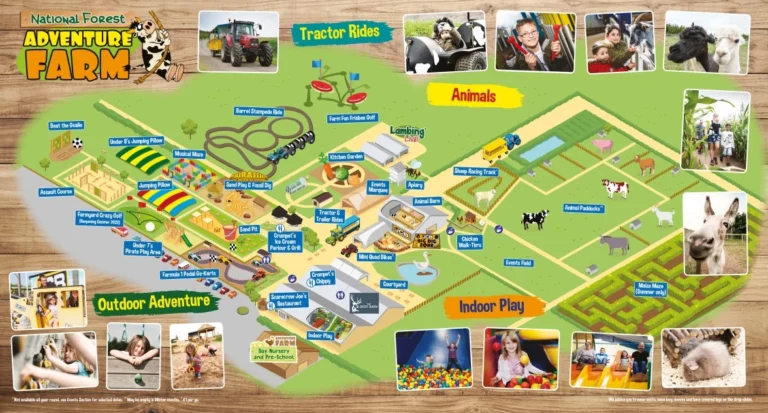 National Forest Adventure Farm Map 2022