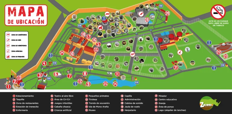 Parque Ecológico Zacango Map 2022