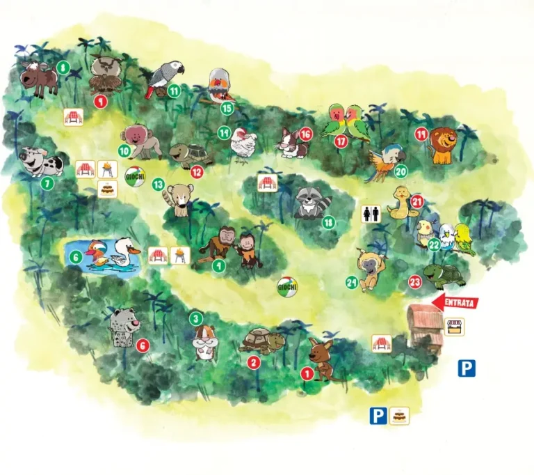 Zoo al Maglio Map 2024