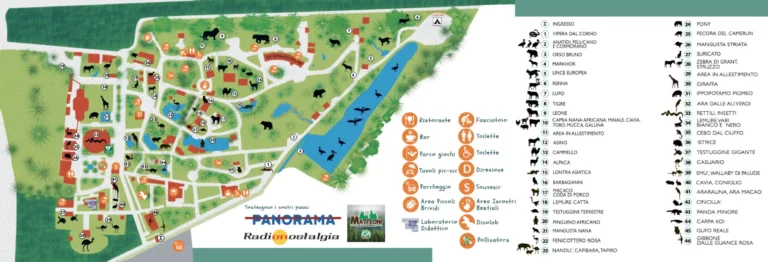 Zoo of Pistoia Map 2024
