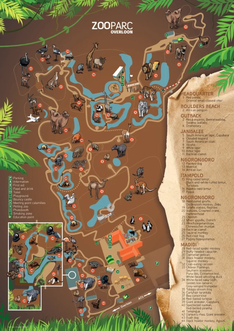 ZooParc Overloon Map 2024