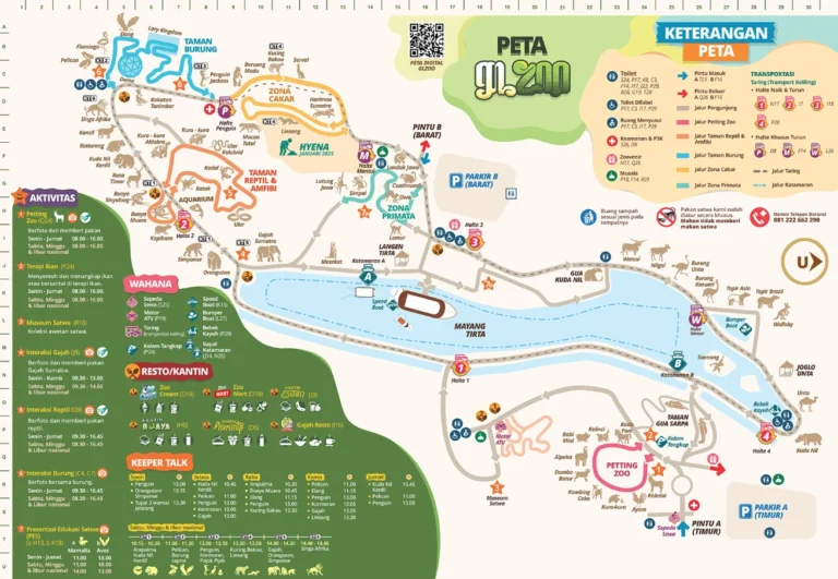 Bird Park of GL Zoo Map 2024