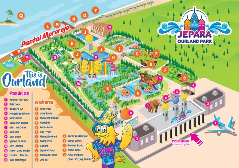 Jepara Ourland Park Map 2023