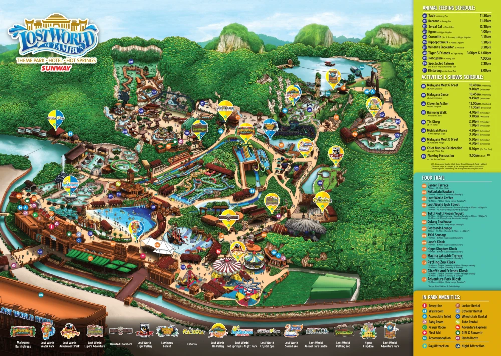 Lost World of Tambun Map 2022