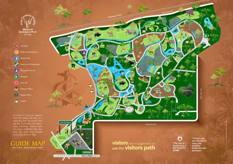 National Zoological Park Map 2023
