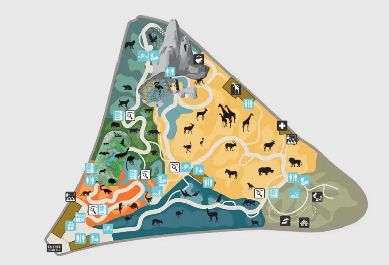 Parc zoologique de Paris Map 2024