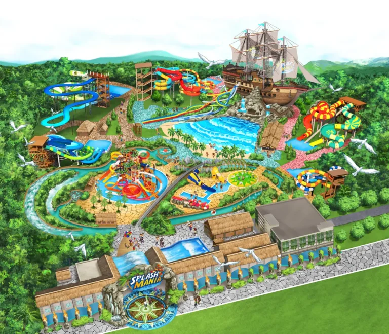 SplashMania WaterPark Map 2024
