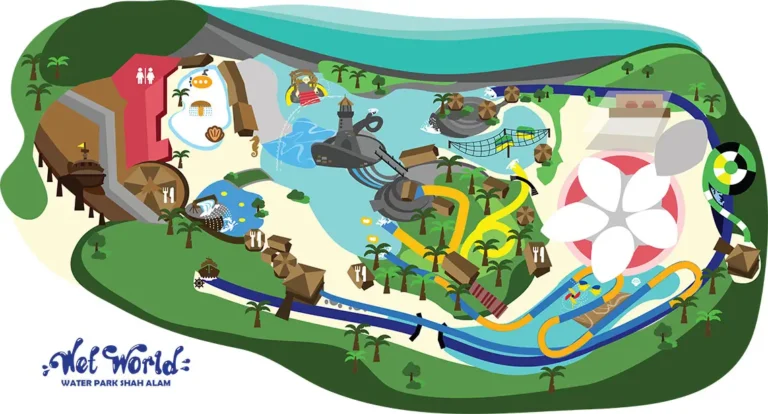 Wet World Water Park Shah Alam Map 2023