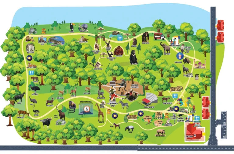 Zoo Melaka Map 2023