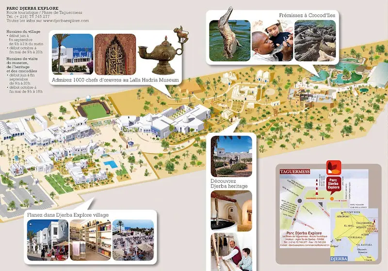 Djerba Explore Park Map 2021