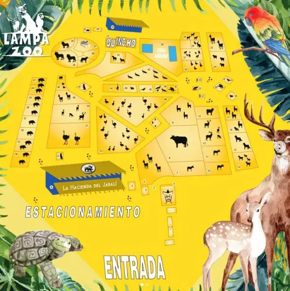 Lampa Zoo Zoo Map 2023