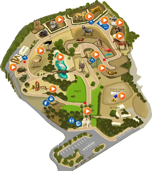 Negev Zoo Map 2021