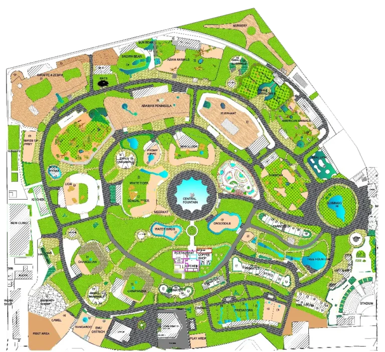 Riyadh Zoo Map 2023
