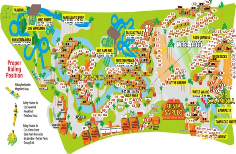 Splash Island Map 2023