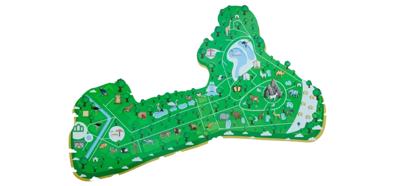 Tashkent Zoo Map 2023
