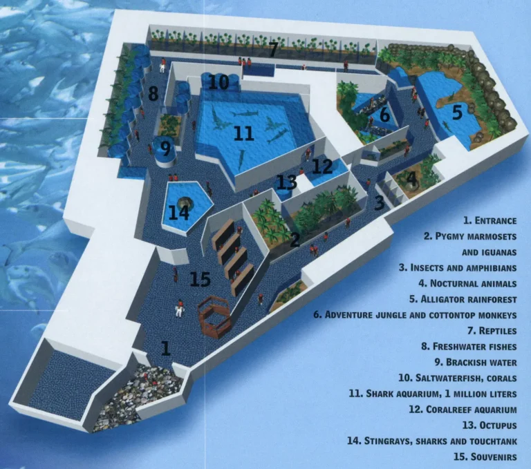 Tropicarium Kolmarden Map 2023