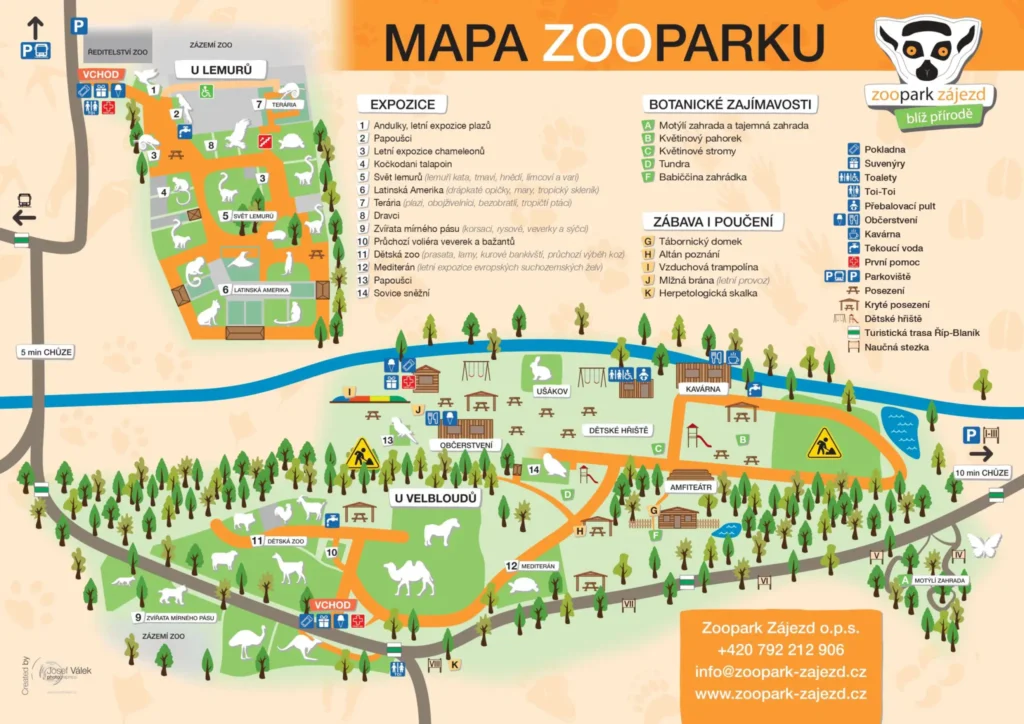 Zájezd Zoo Map 2022