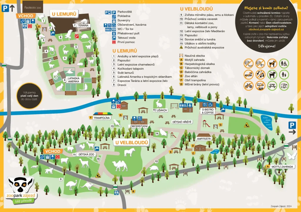 Zájezd Zoo Map 2024
