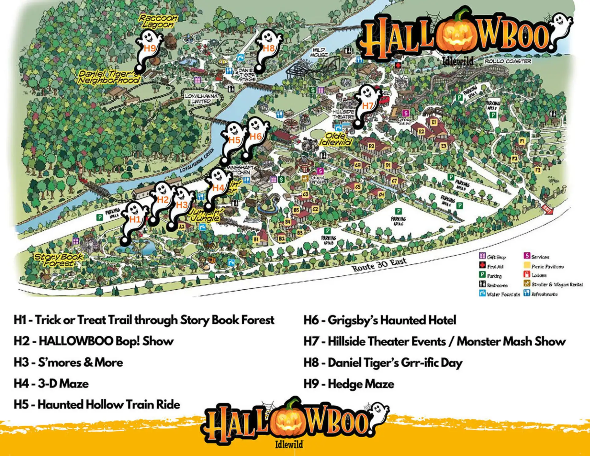 Idlewild HALLOWBOO Map 2025