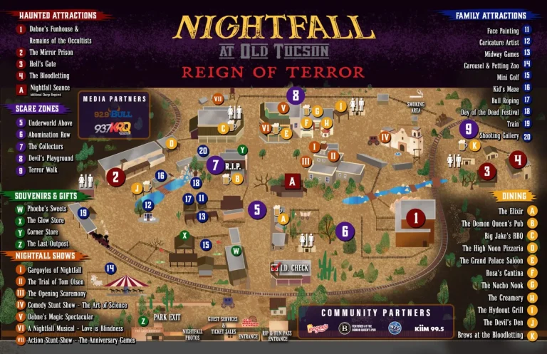 Old Tucson Nightfall Map 2024