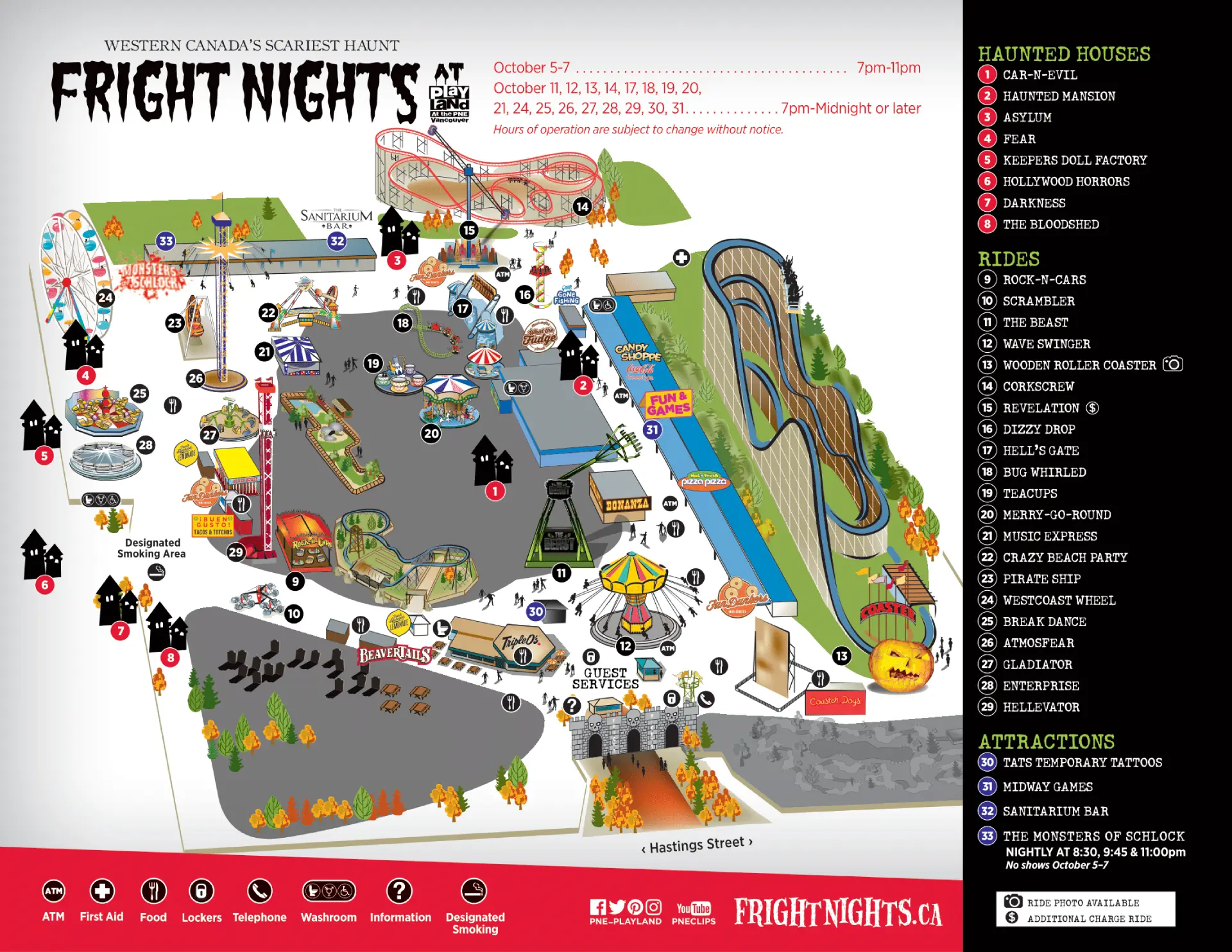 Playland Fright Night Map 2018