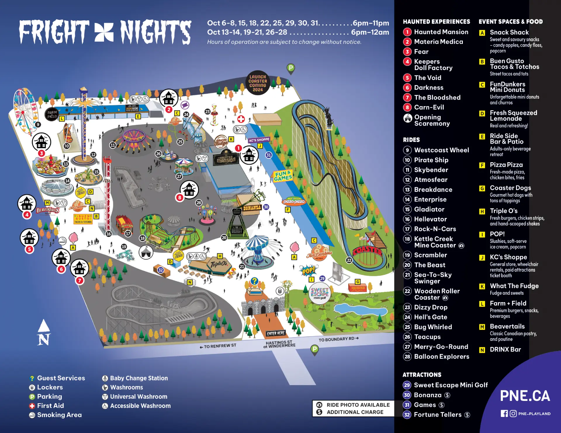 Playland Fright Night Map 2023