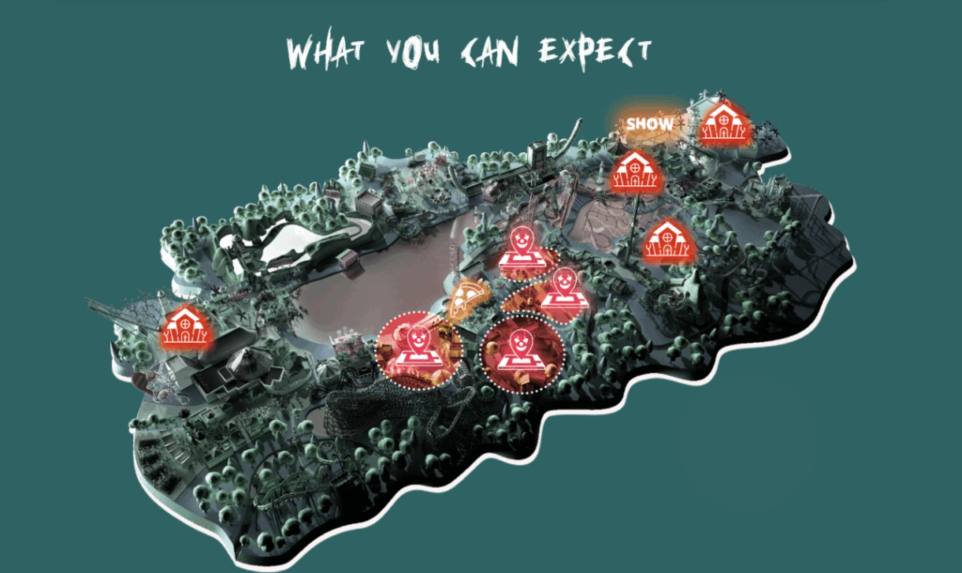 Walibi Wavre Ibilaw Halloween Map 2025